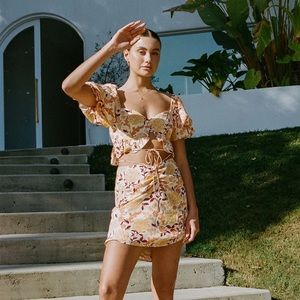 Sabo Skirt Floral Dress Size Medium